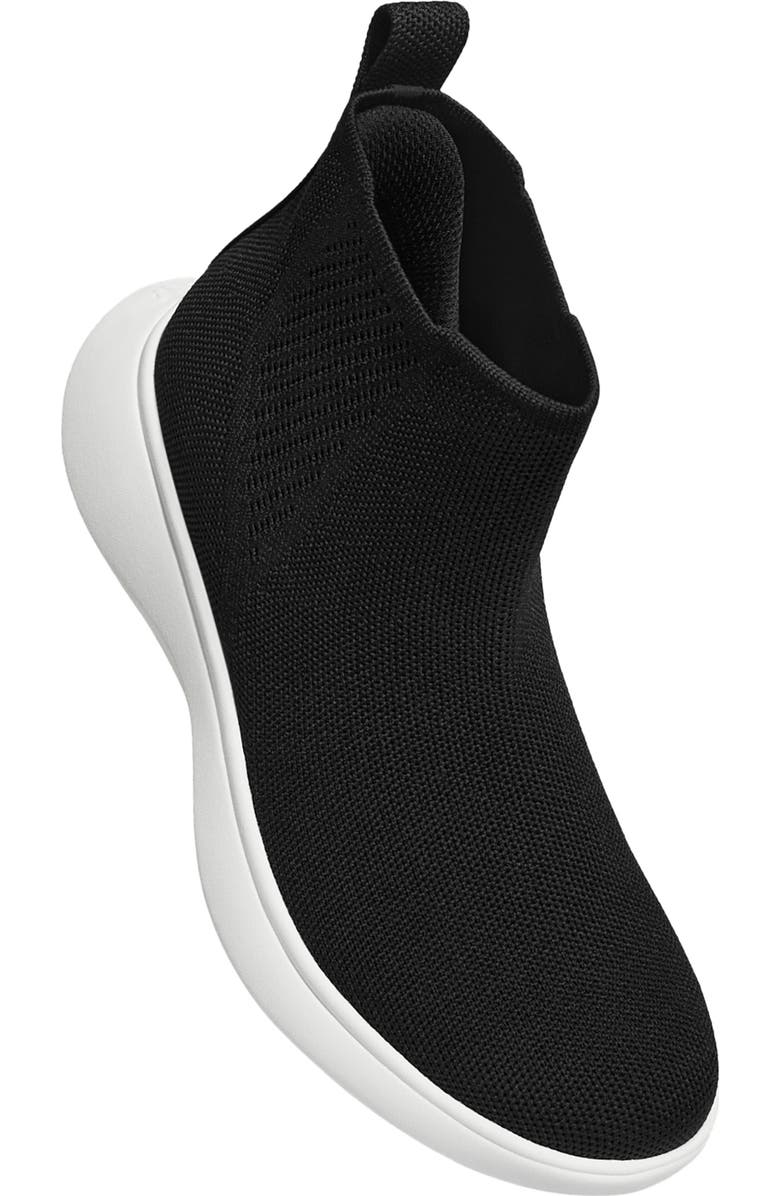 VIVAIA Round-Toe Slip-On Sneaker Boots, Alternate, color, Black