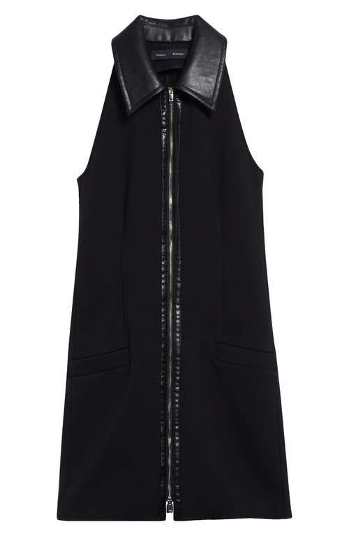 Shop Proenza Schouler Emi Zip Front Minidress In Black