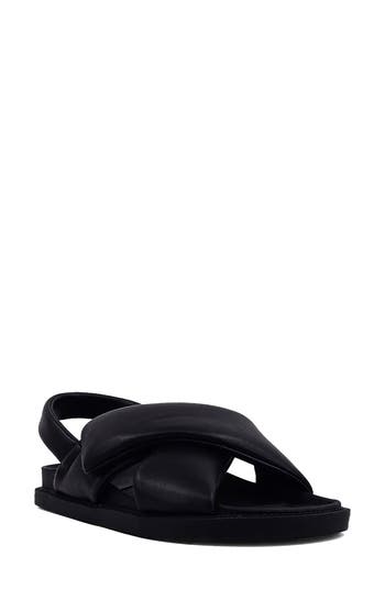 Shushop Delta Slingback Sandal In Black