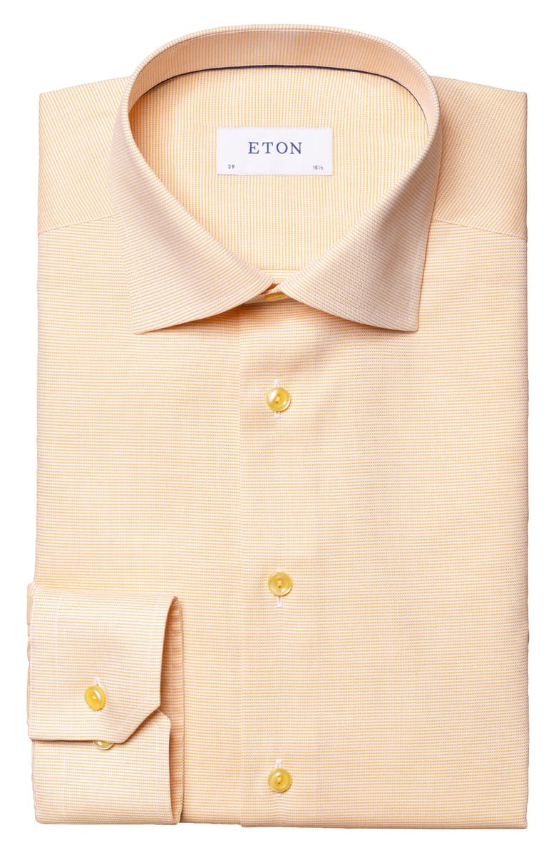 Eton Contemporary Fit Stripe Cotton Dress Shirt, Alternate, color, 