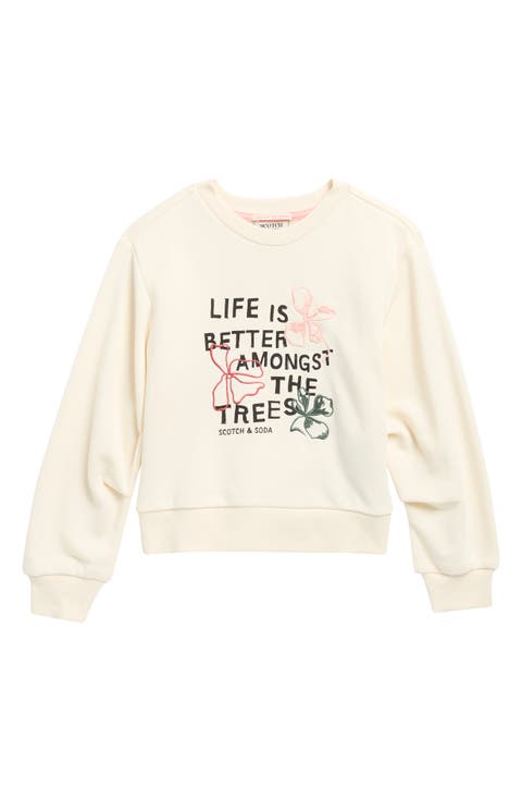 Kids' Graphic Crewneck Sweatshirt