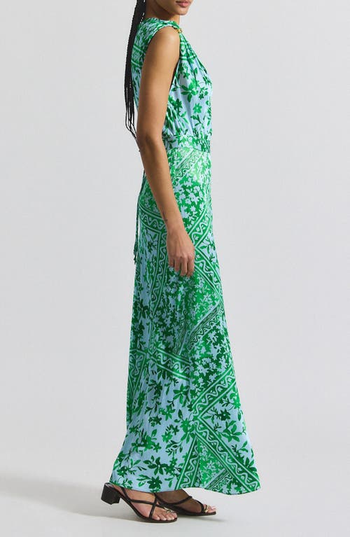 Derek Lam 10 Crosby Maritza Watercolor Tile Print Asymmetric Dress