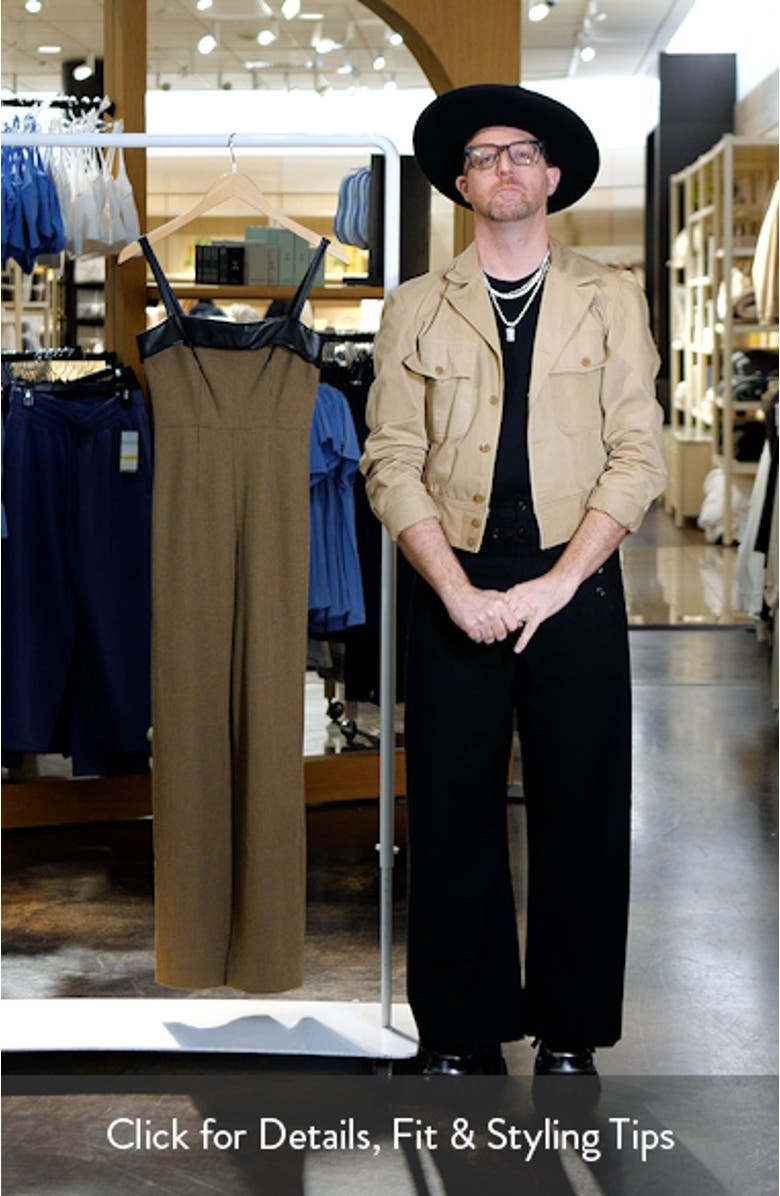 Paloma Micro Houndstooth Jumpsuit, sales video thumbnail