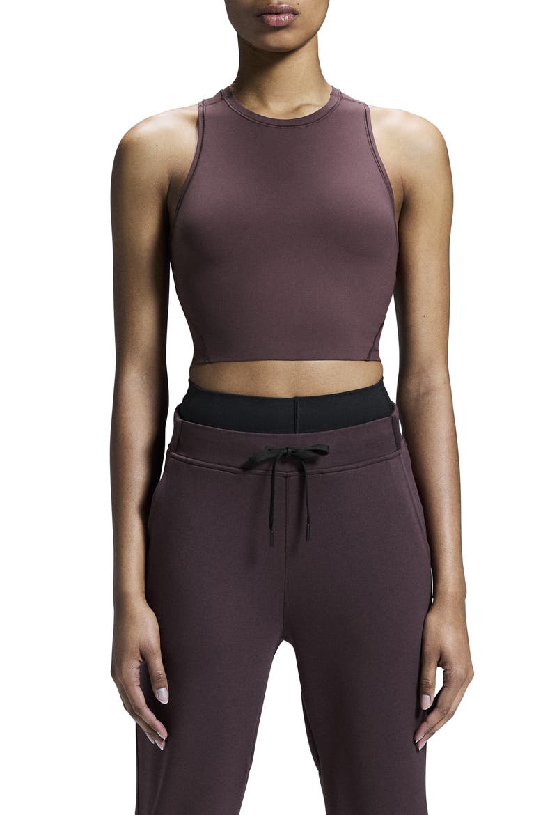 Movement Crop Tank Top, Main, color, MULBERRY