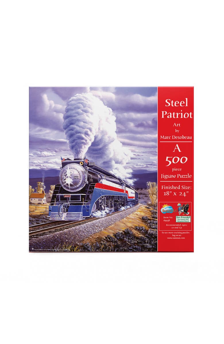 Sunsout Steel Patriot 500 piece Jigsaw Puzzle for Adults, Alternate, color, Multicolor