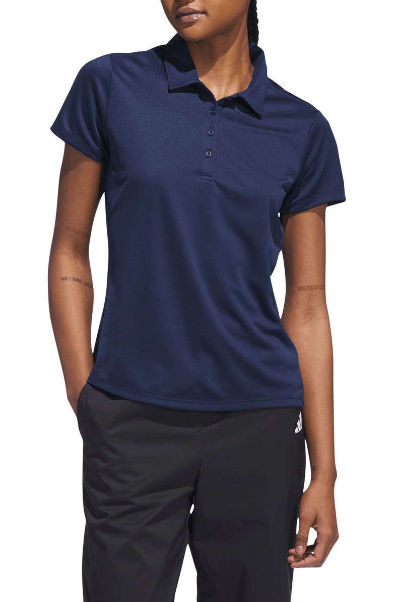 adidas Performance Short Sleeve Golf Polo, Main, color, Conavy