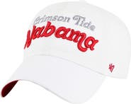 '47 Women's '47 White Alabama Crimson Tide Pensacola Clean Up Adjustable Hat