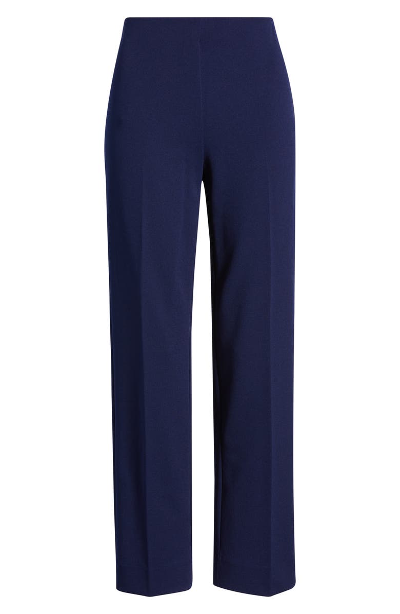 Anne Klein Hollywood Waist Straight Leg Ankle Pull-On Pants, Alternate, color, Distant Mountain