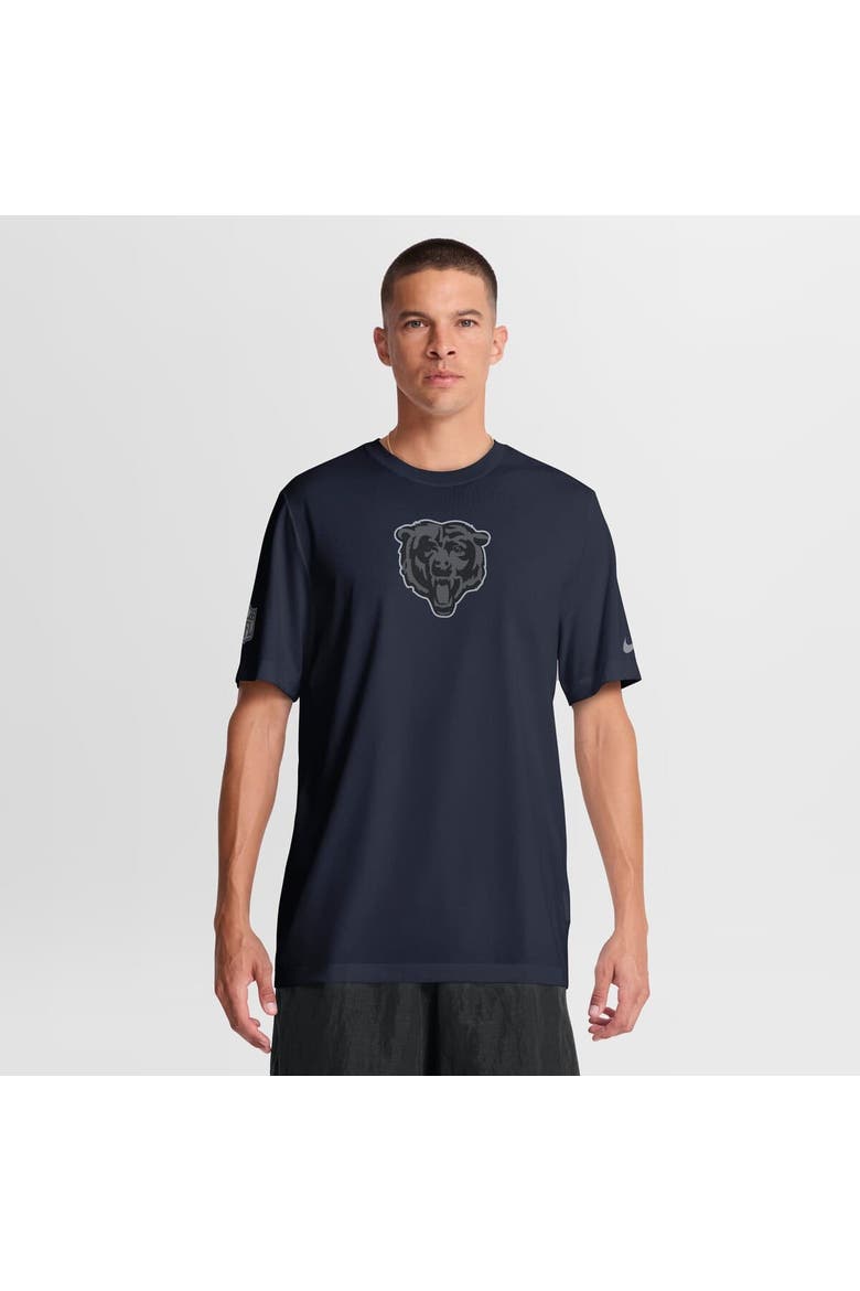 Men's Nike Navy Chicago Bears Sideline Lead The Charge Legend Dri-FIT T-Shirt, Main, color, Navy