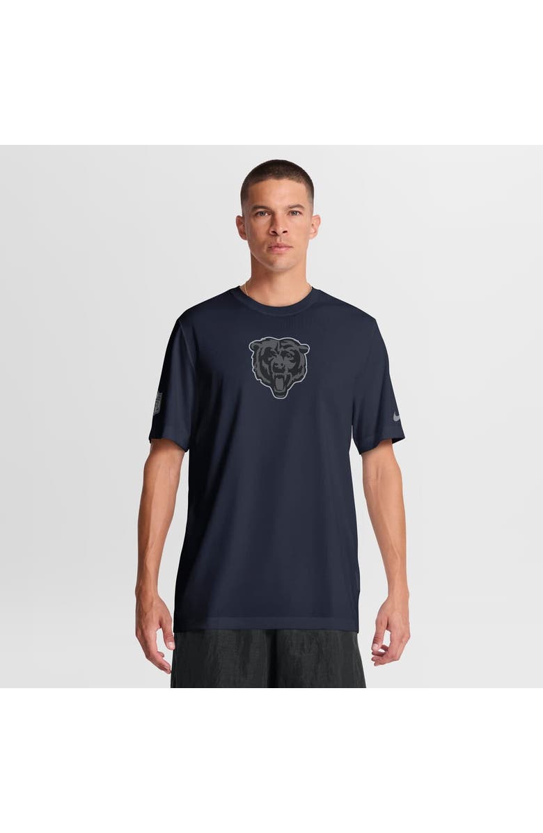 Nike Men's Nike Navy Chicago Bears Sideline Lead The Charge Legend Dri-FIT T-Shirt, Main, color, Navy