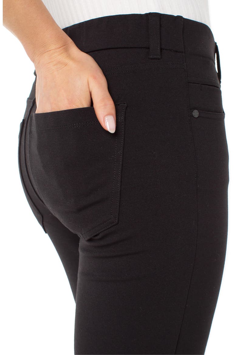 Gia High Waist Slim Glider Pants, Alternate, color, BLACK