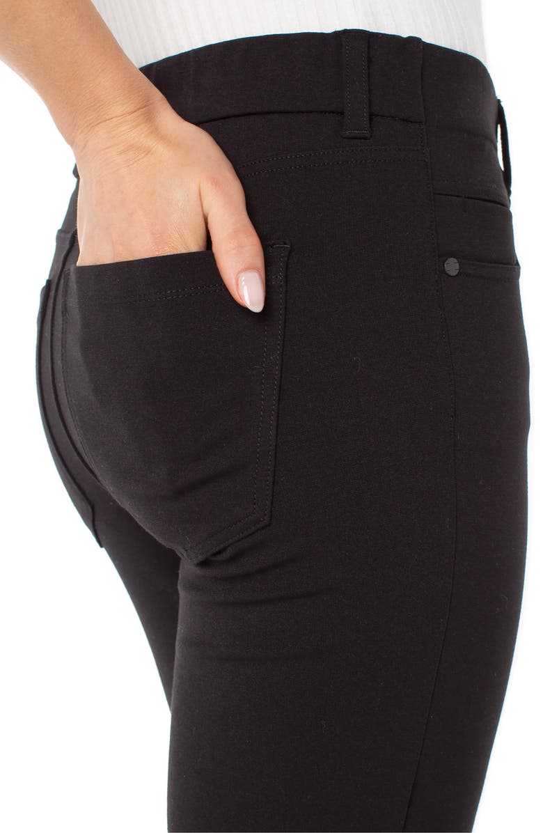 Liverpool Los Angeles Gia High Waist Slim Glider Pants, Alternate, color, Black