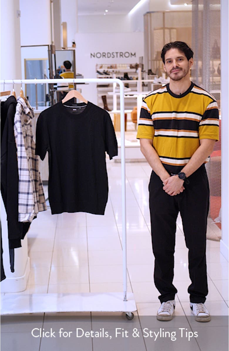 Delgada Stripe Linen Button-Up Shirt, sales video thumbnail