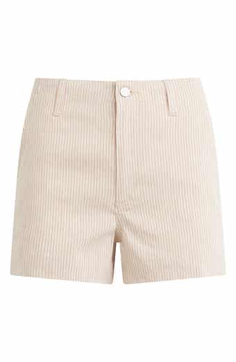 The Karter High Waist Microstripe Trouser Shorts