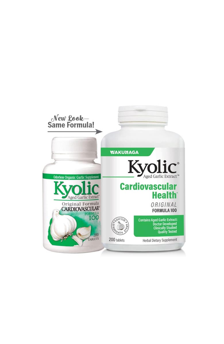 Kyolic Aged Garlic Extract Formula 100, Cardiovascular Health, 200 tablets., Alternate, color, NO COLOR