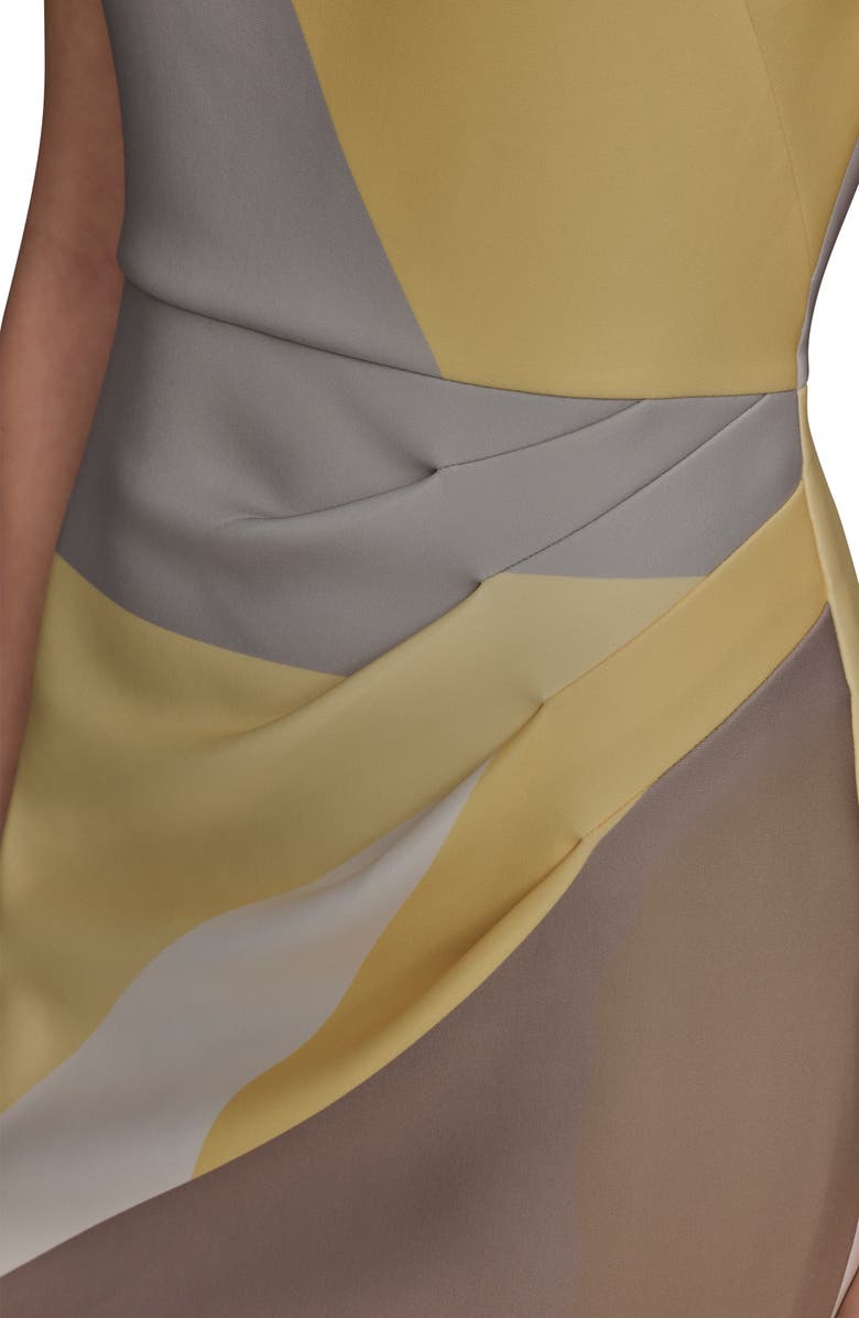 Donna Karan New York Pleated Sheath Dress, Alternate, color, 