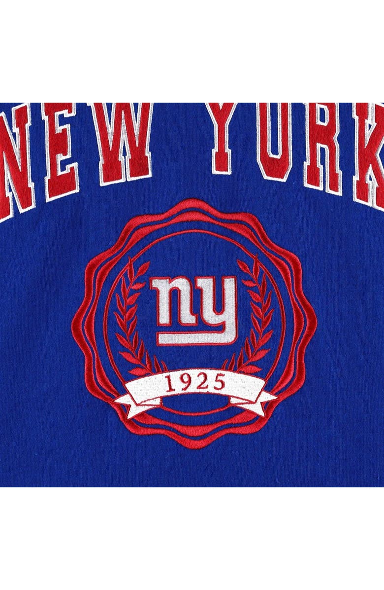 Tommy Hilfiger Women's Tommy Hilfiger Royal New York Giants Becca Drop Shoulder Pullover Hoodie, Alternate, color, 