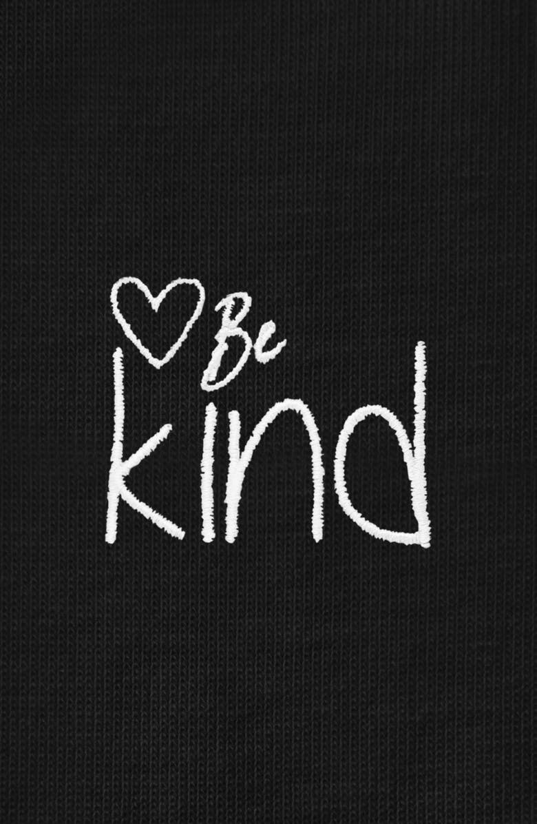 Dalix Be Kind Womens Relaxed Tee, Alternate, color, Black