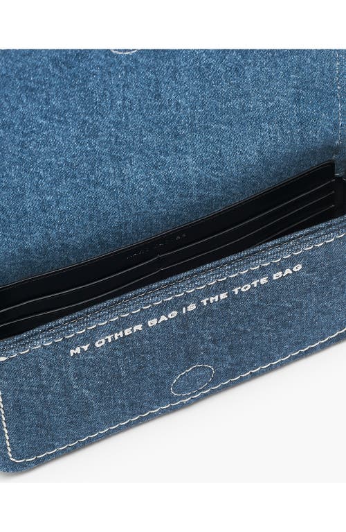 Marc Jacobs The Mini Leather Crossbody Bag In Blue