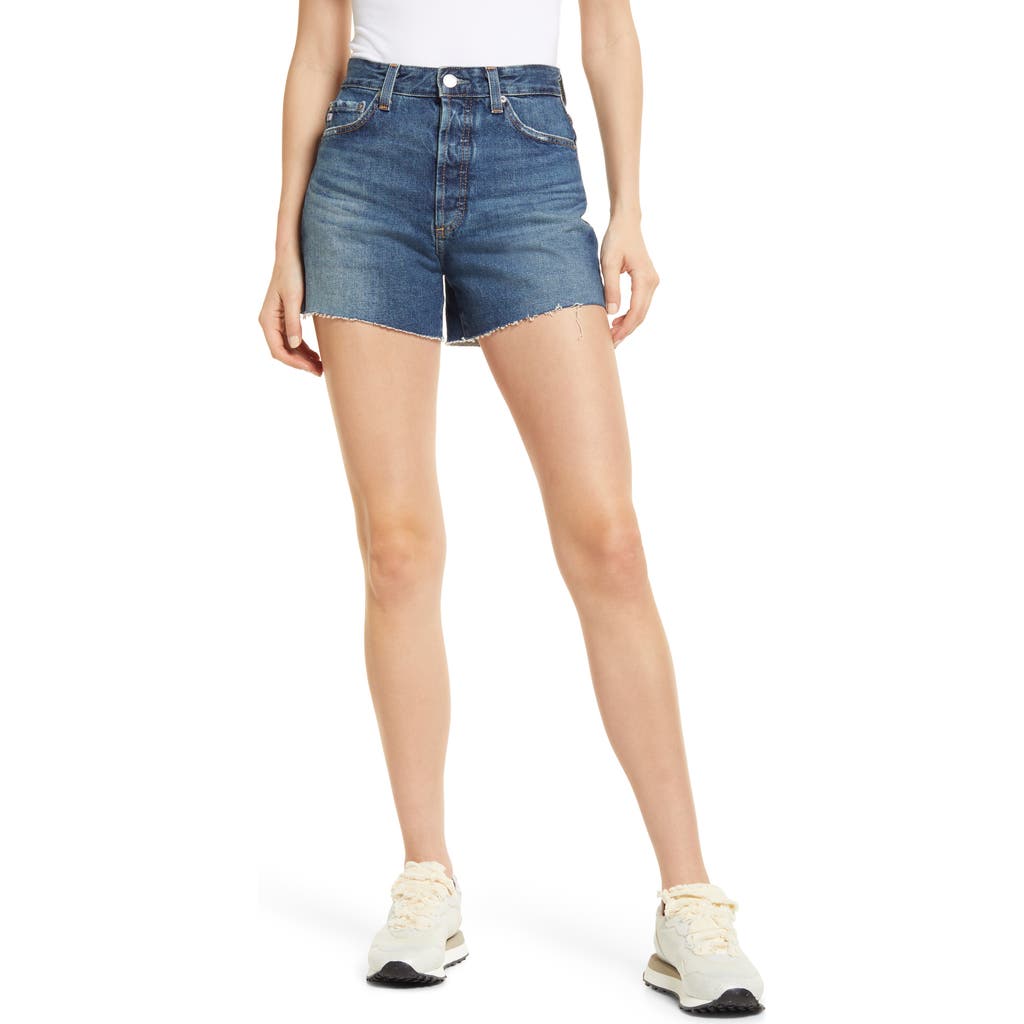 Ag Alexxis High Waist Wedgie Cutoff Denim Shorts In Viewpoint Undone
