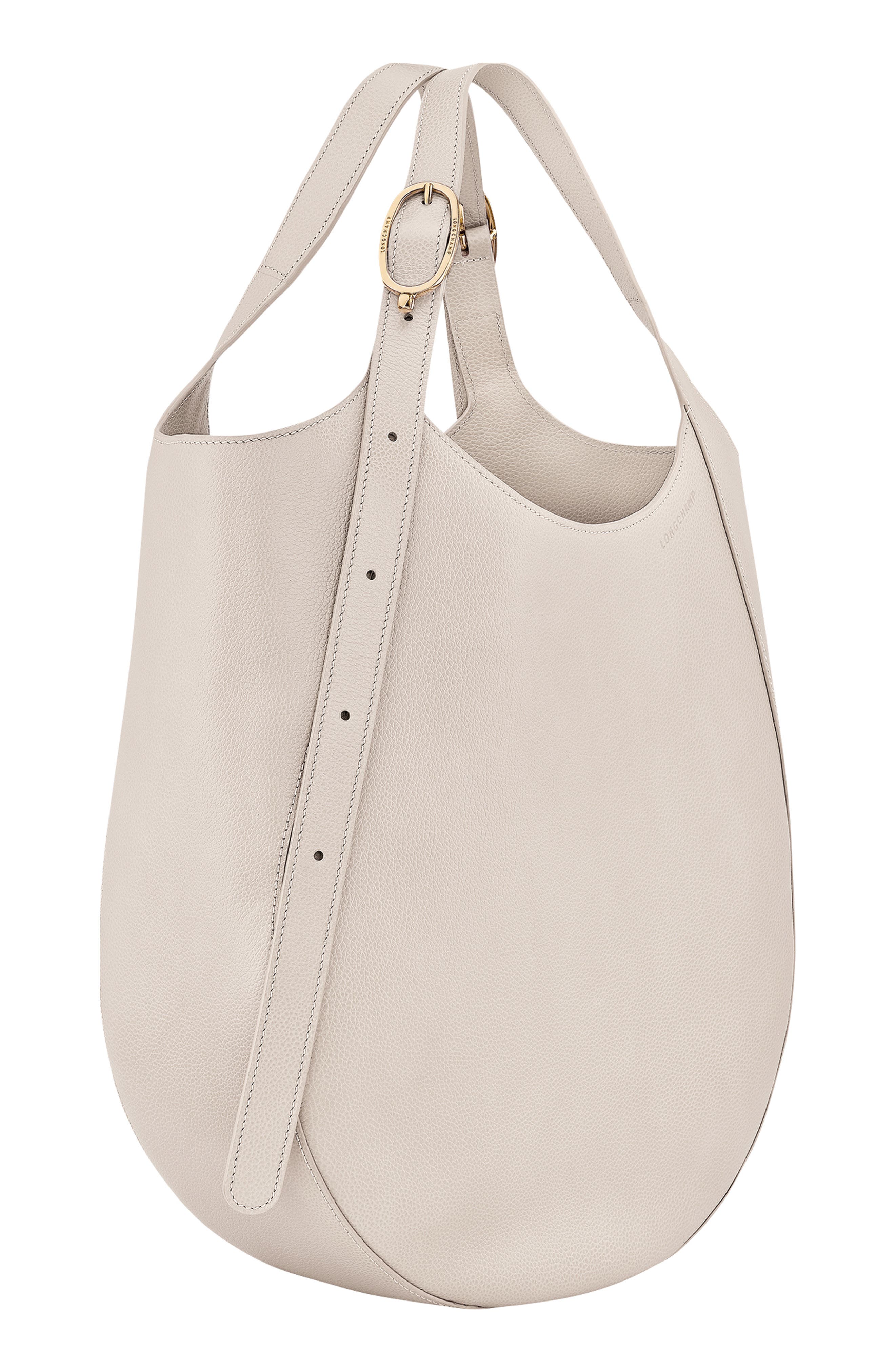 Longchamp Extra Large Le Foulonné Leather Tote, Alternate, color, Paper