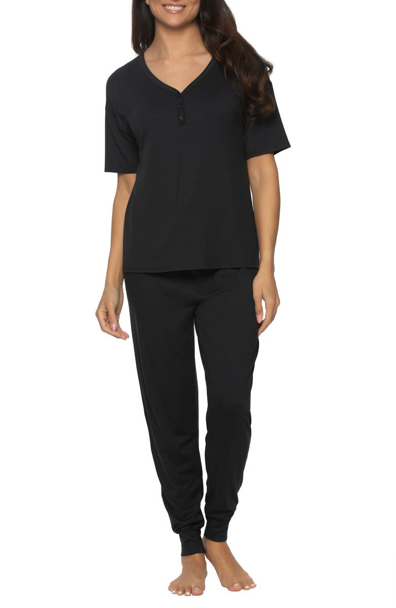 Felina Jessie Henley Pajamas, Main, color, Black