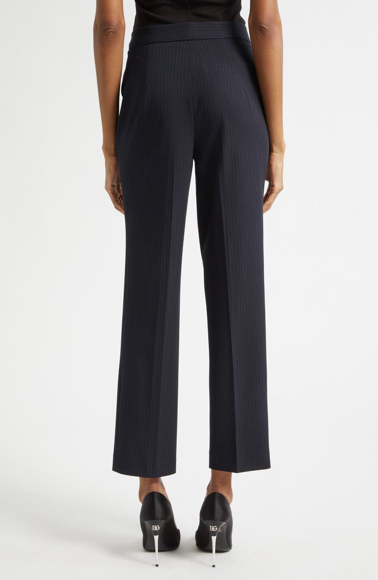 L'AGENCE Rebel Pinstripe Pants, Alternate, color, Midnight/ Ivory Pinstripe
