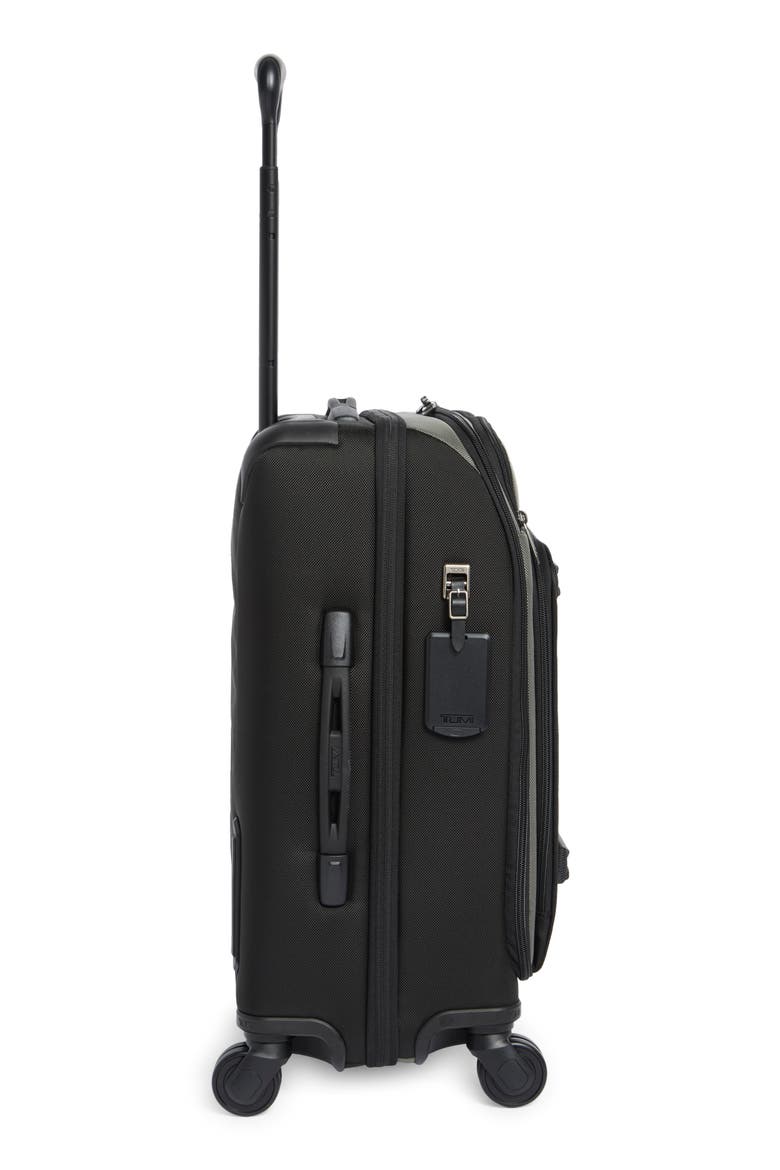 Continental Front Lid Four Wheel Spinner Suitcase, Alternate, color, ALLOY