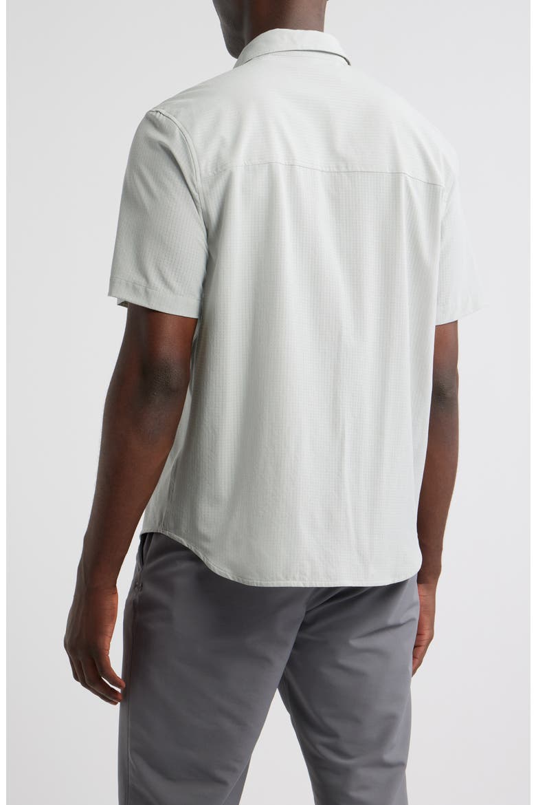 Bahama Coast Venice Vines IslandZone® Short Sleeve Button-Up Shirt, Alternate, color, HARBOR MIST