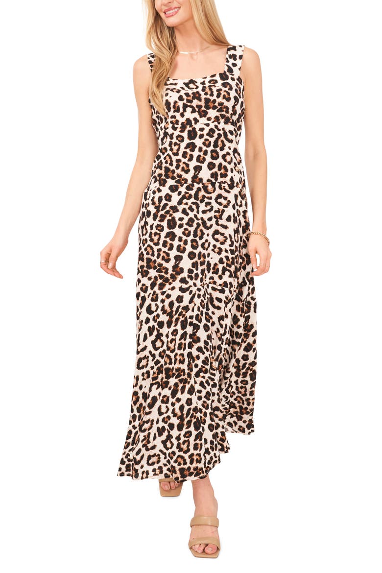 Print Maxi Dress, Main, color, NEW IVORY