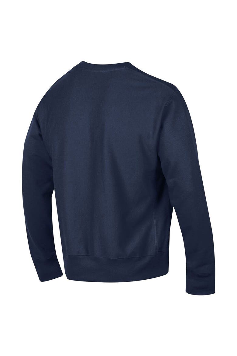 Men's Champion Navy Penn State Nittany Lions Arch Reverse Weave Pullover Sweatshirt, Alternate, color, Navy