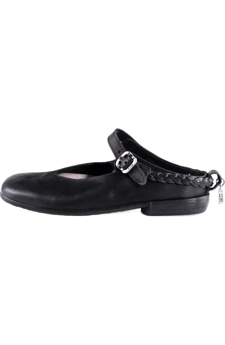 A.S.98 Zaria Mary Jane Flat, Alternate, color, Black