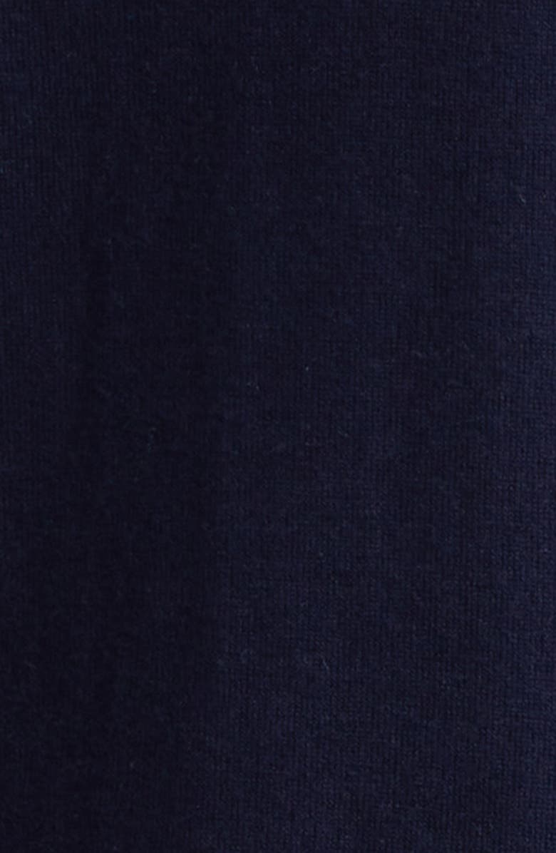 Thom Sweeney Cotton & Cashmere Bomber Jacket, Alternate, color, Navy