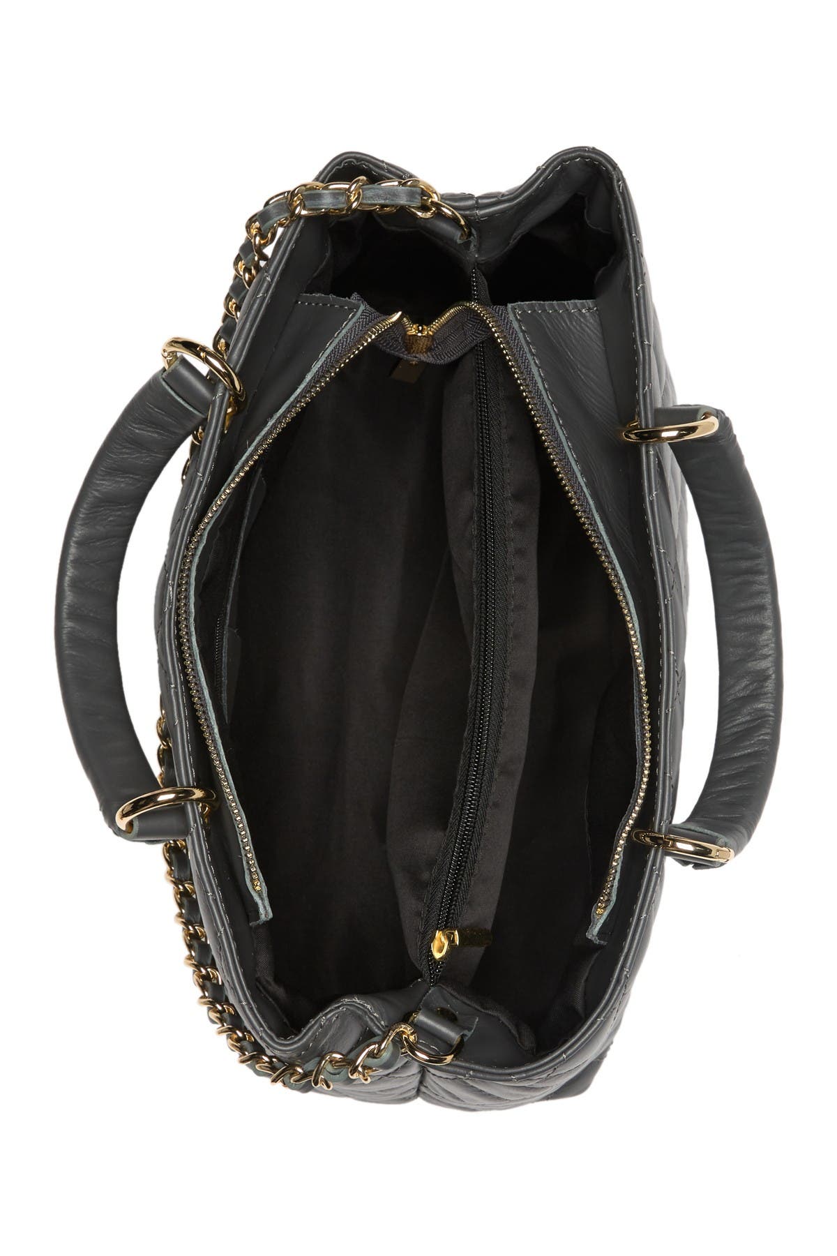 Persaman New York Quilted Leather Satchel, Alternate, color, 