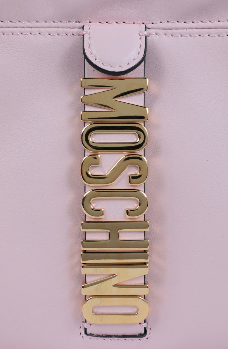 Moschino Belt Logo Crossbody Bag, Alternate, color,