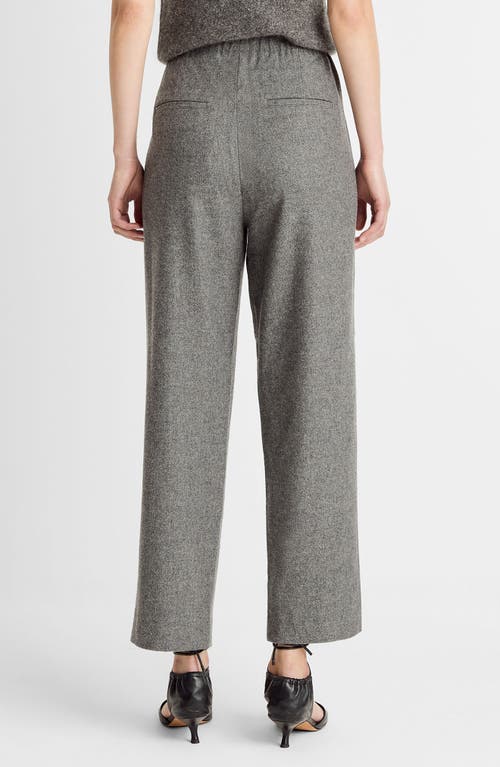 Vince Wool Blend Easy Crop Pants In Gray