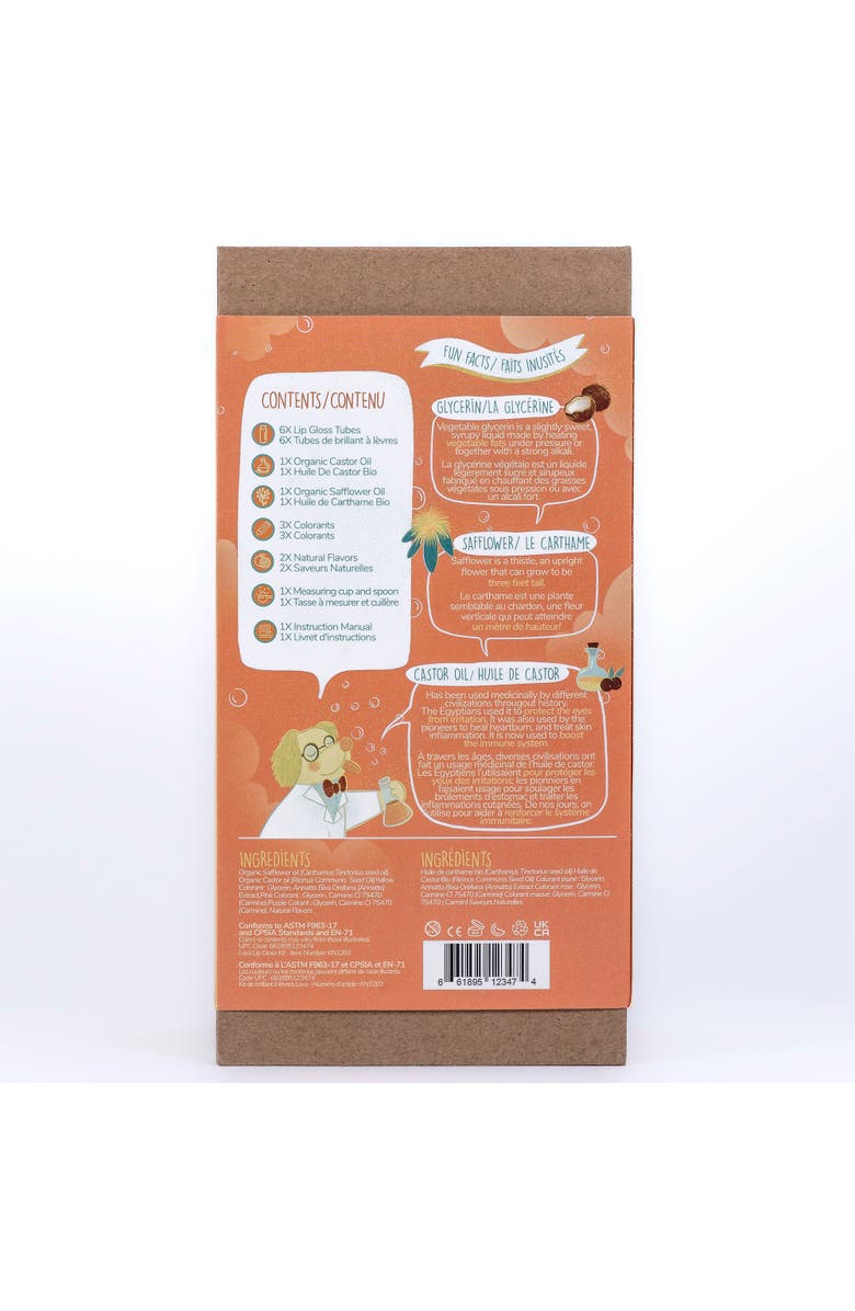 Kiss Naturals Diy Lava Lip Gloss Craft Kit for Kids, Alternate, color, Multicolored