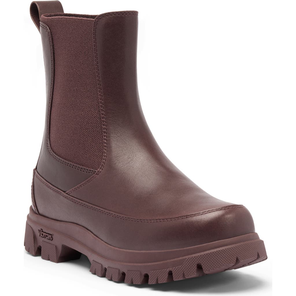 Sorel Daystorm Waterproof Leather Chelsea Boot In Brown