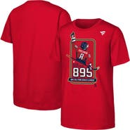 Outerstuff Youth Alexander Ovechkin Red Washington Capitals NHL All-Time Leading Goal Scorer Locker Room T-Shirt