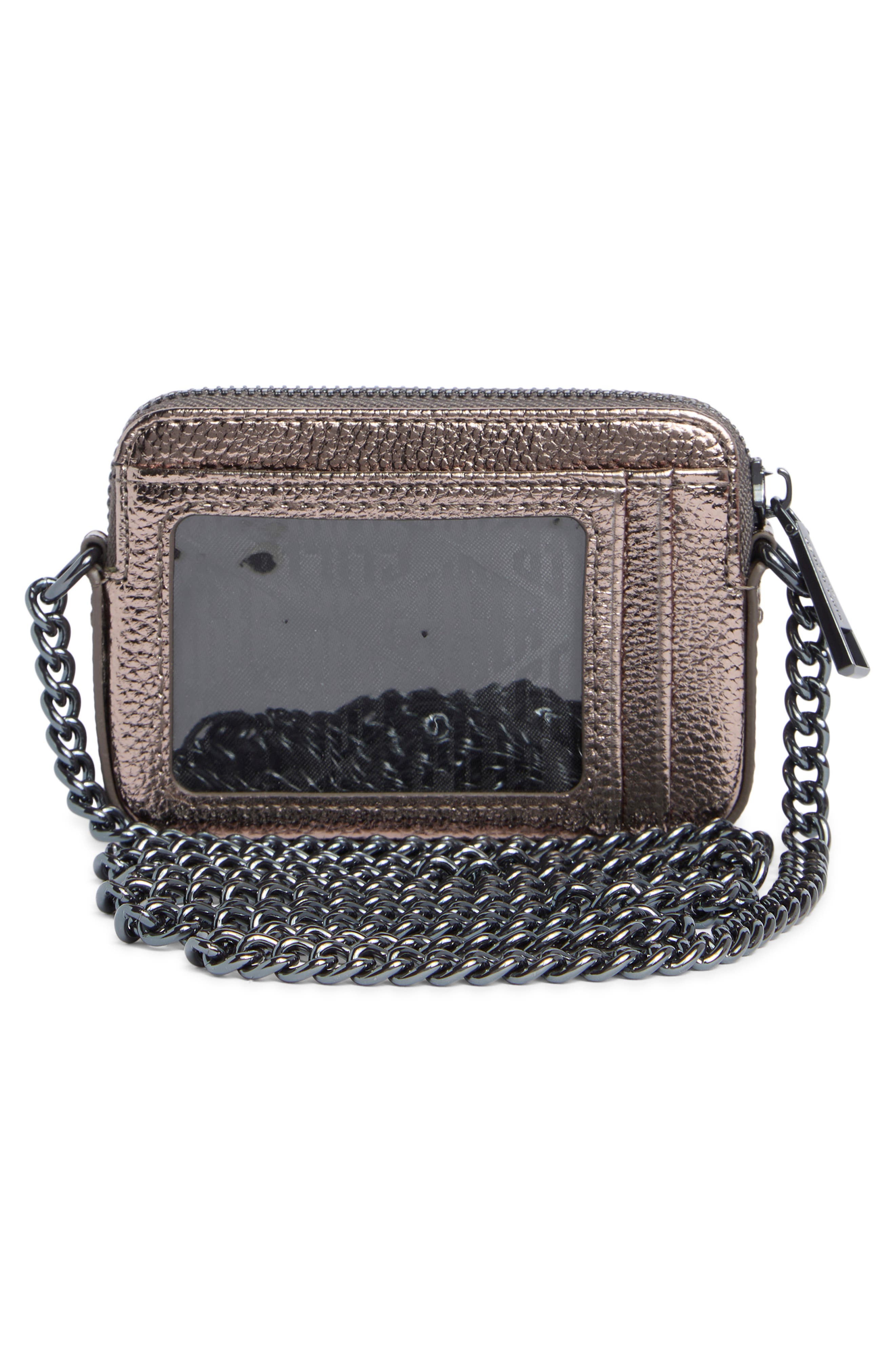 Kurt Geiger London Micro Kensington Quilted Camera Bag, Alternate, color, Gunmetal