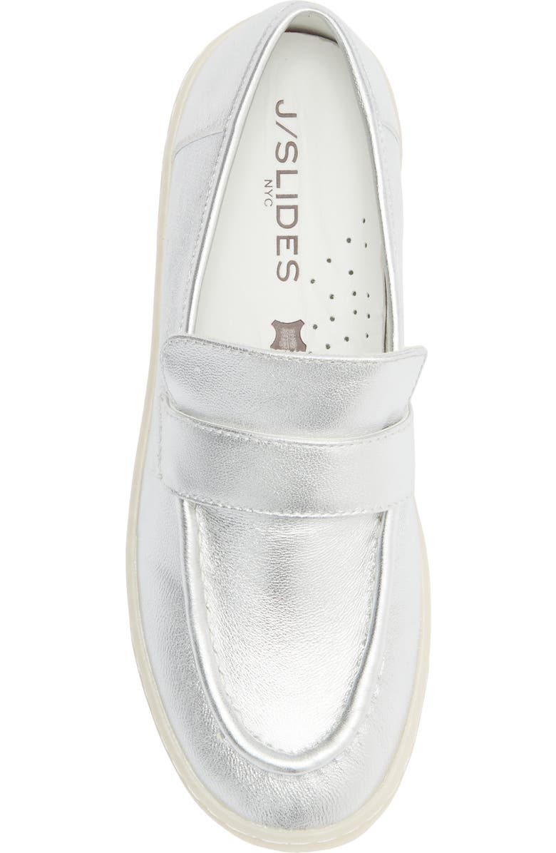 JSlides Heath Loafer, Alternate, color, Silver
