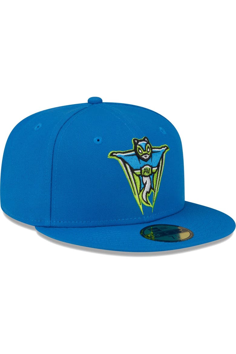 Men's New Era Blue Richmond Flying Squirrels Copa De La Diversion 59FIFTY Fitted Hat, Alternate, color, Blue