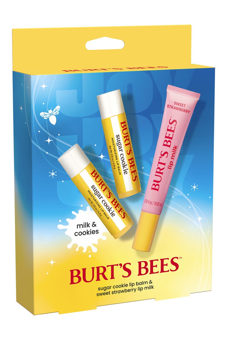 Milk and Cookies 3-Piece Lip Balm Set, Alternate, color, NO COLOR