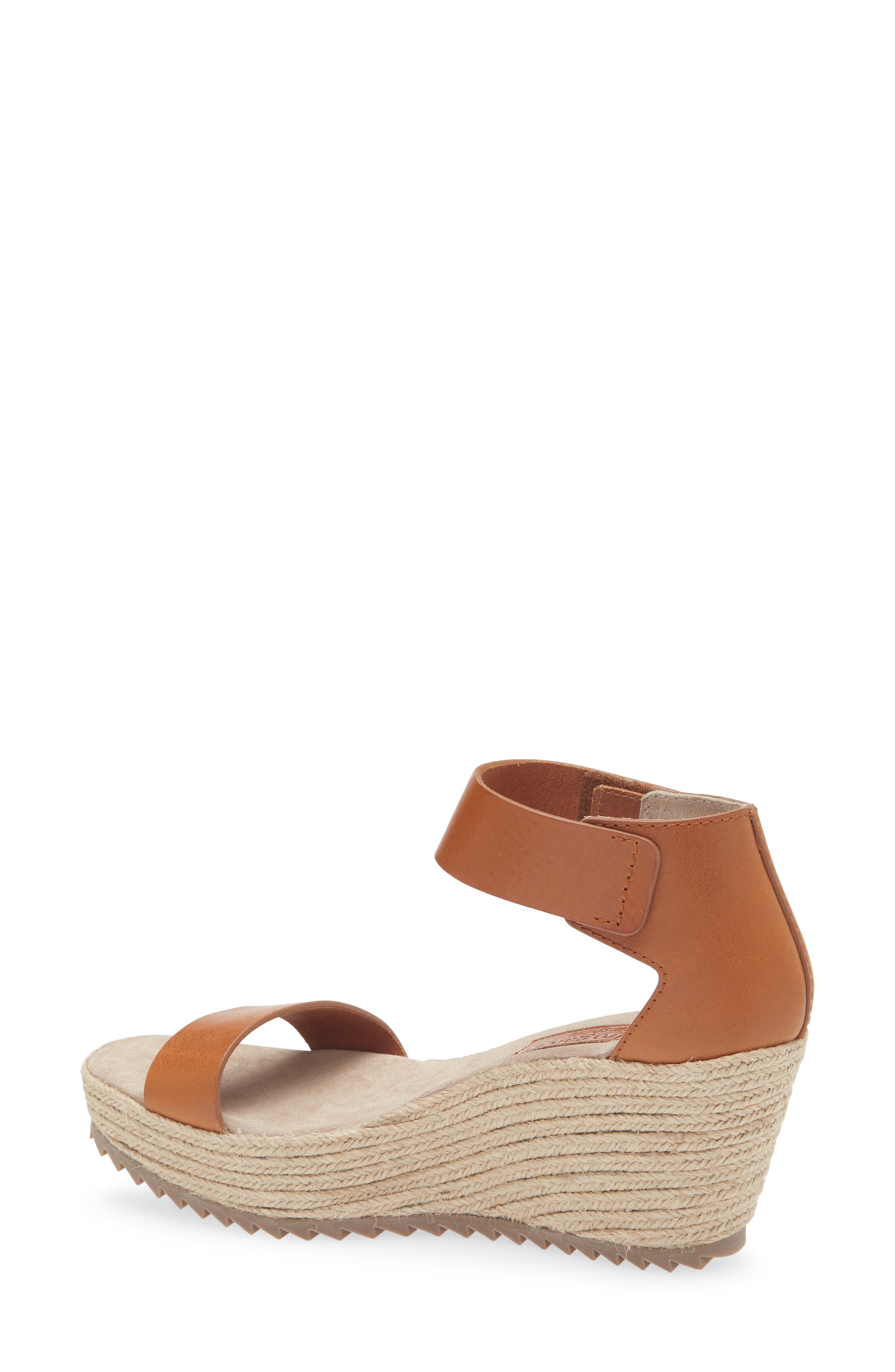 Pedro Garcia Fidelia Wedge Sandal, Alternate, color, Maple Vacchetta