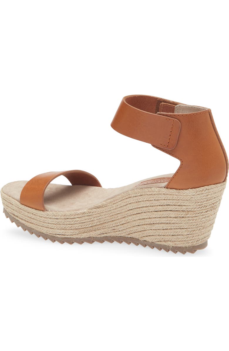 Pedro Garcia Fidelia Wedge Sandal, Alternate, color, Maple Vacchetta