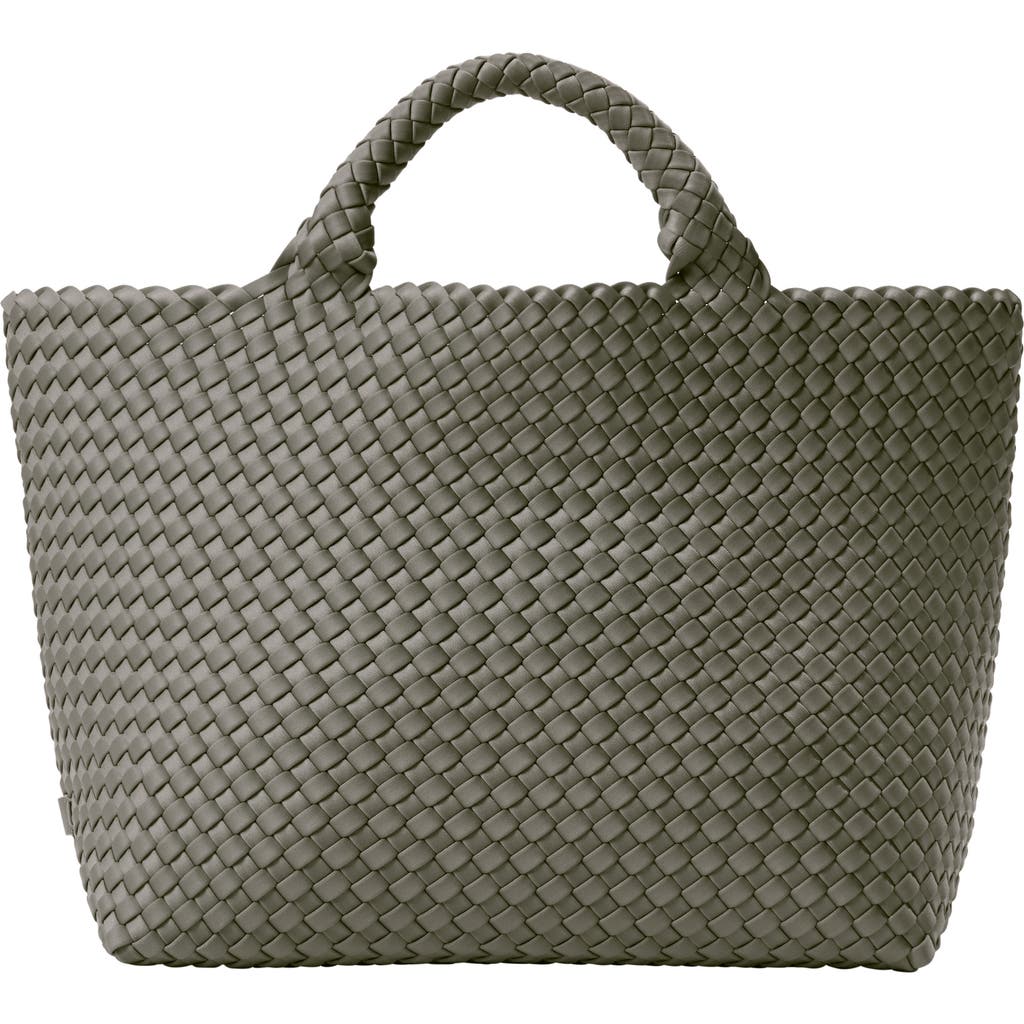 Naghedi St. Barths Medium Woven Tote Bag In Laurel