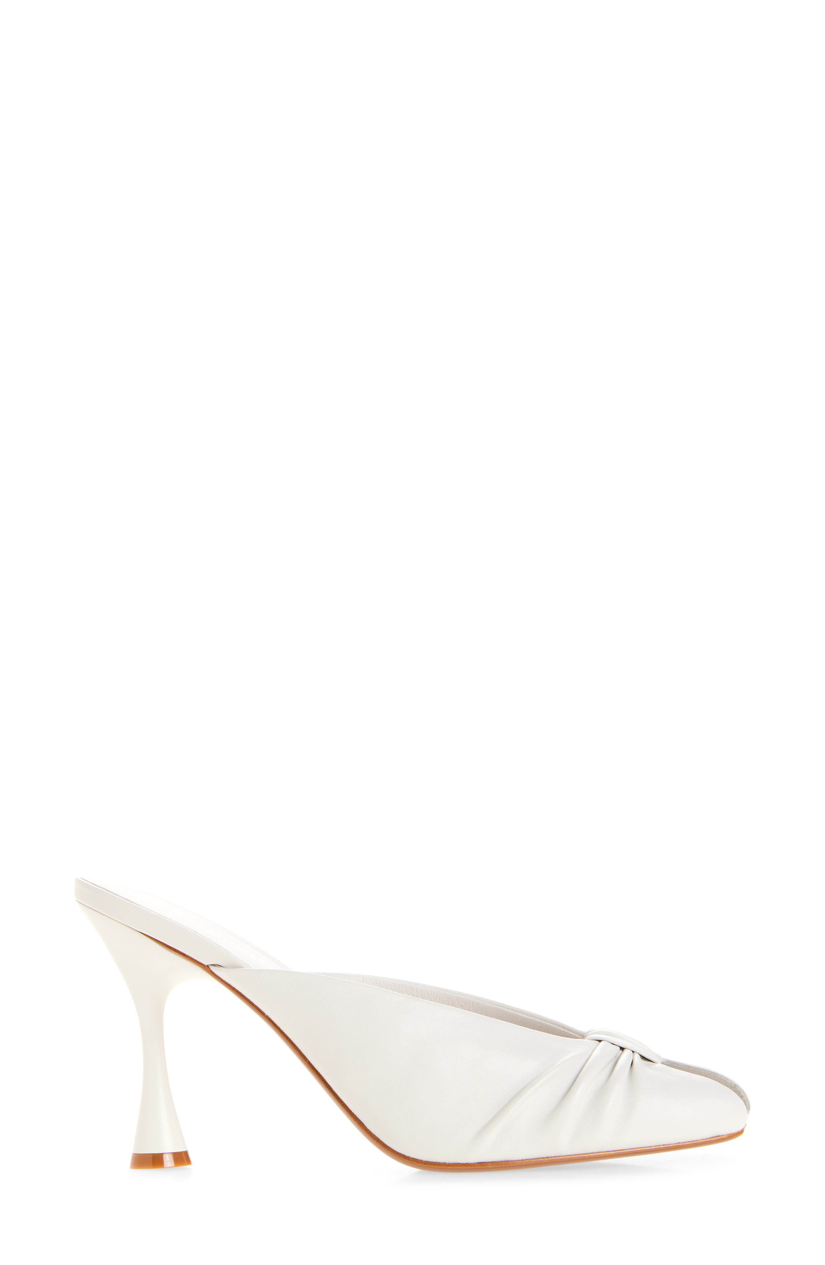 Jeffrey Campbell Twista Peep Toe Slide Sandal, Alternate, color, White