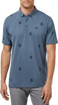 TravisMathew Rome Around Floral Button Down Polo