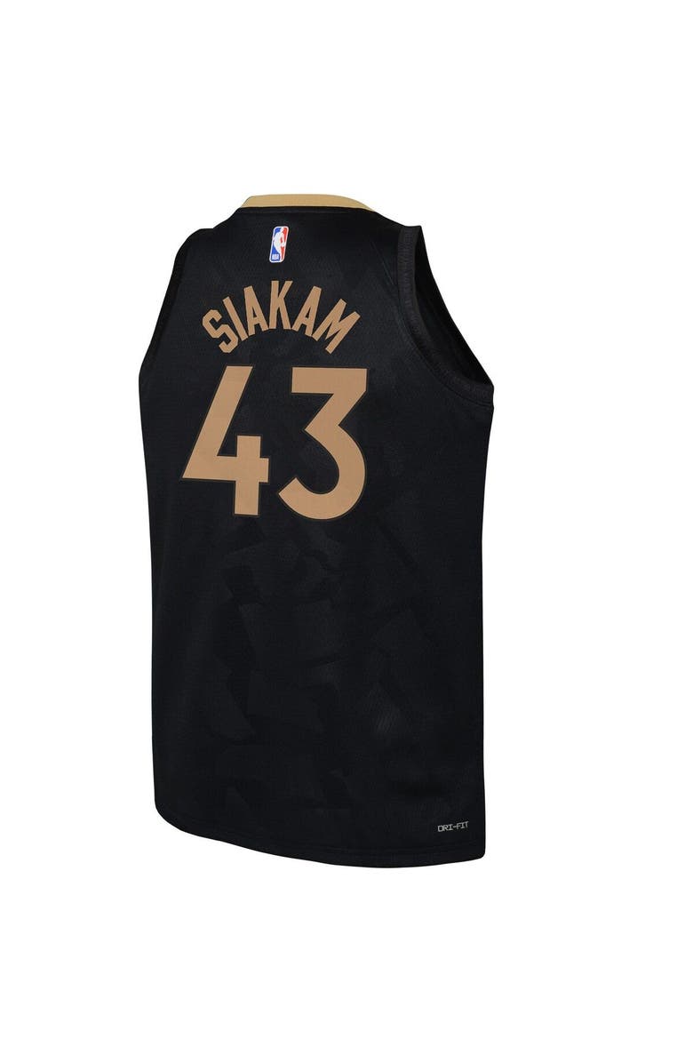 Nike Youth Nike Pascal Siakam Black Toronto Raptors 2022/23 Swingman Jersey - City Edition, Alternate, color,