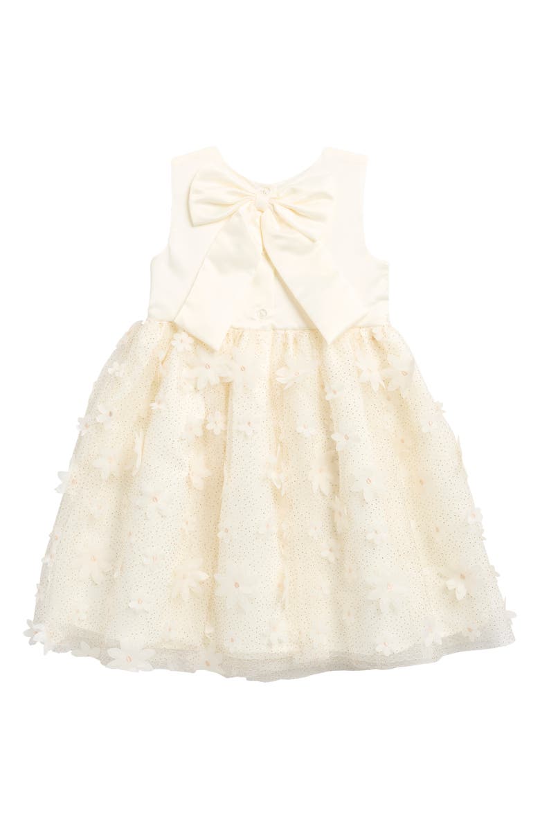 BLUEBERRY Kids' 3D Flower Party Dress, Alternate, color, Cream